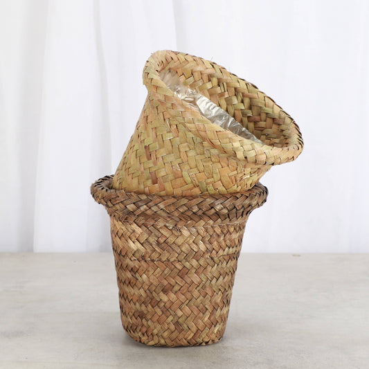 4" Woven Decorative Pot Cover for Plants